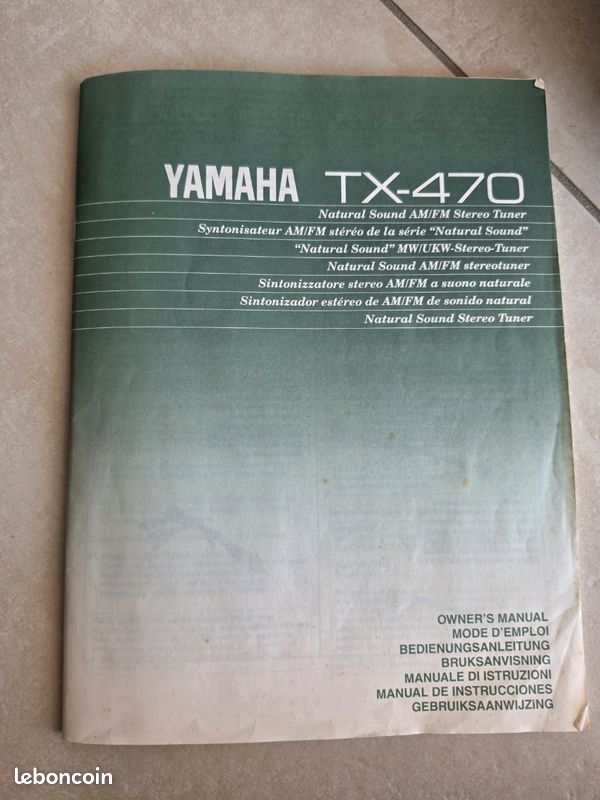 Tuner Vintage yamaha tx 470 AM FM (image 9)