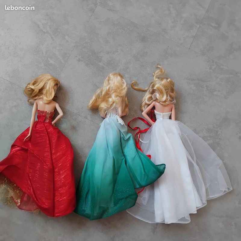 Lot 3 barbie collector mattel (image 2)