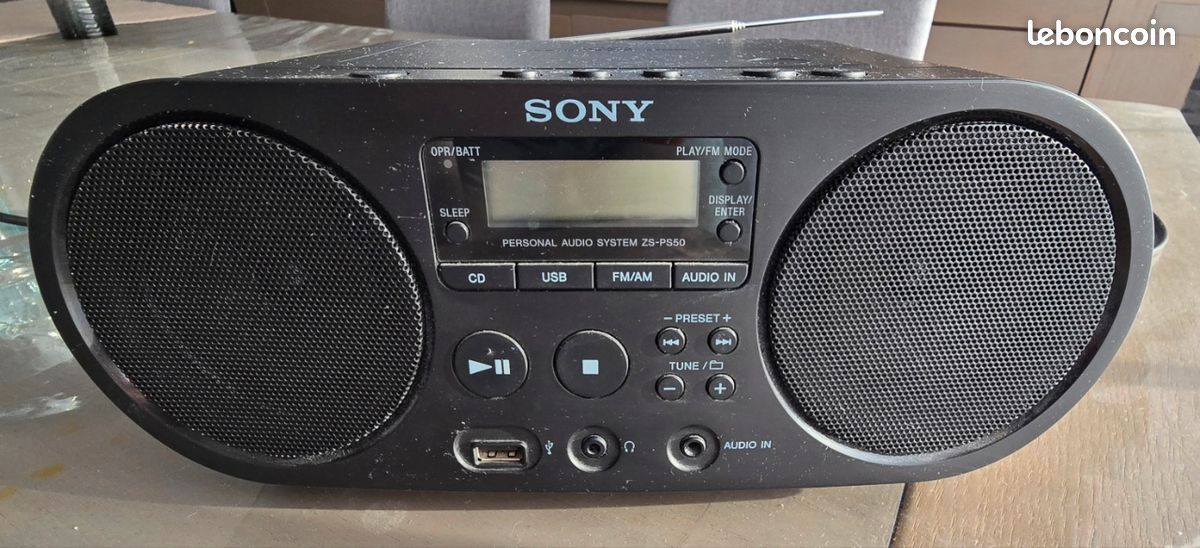 RER - POSTE RADIO CD USB AUX SONY ZS-PS50 - RER Electronic