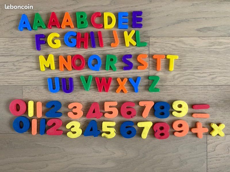 Lettres Et Chiffres Magnétiques 104 Pièces - Alphabet Éducatif En Mousse Avec Accents Français Pour Enfants