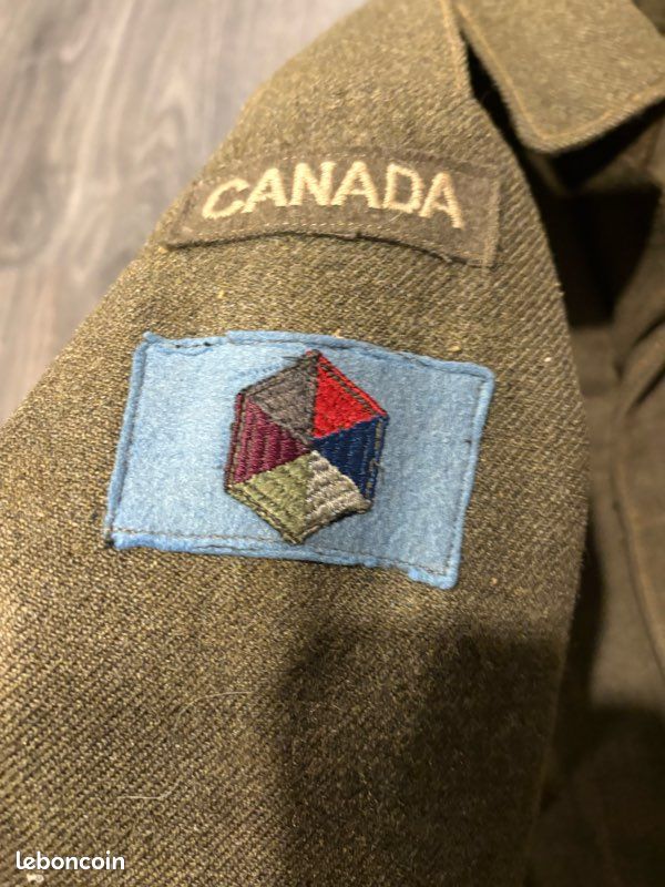 Battledress canadien 1944 3e division ww2 (image 3)