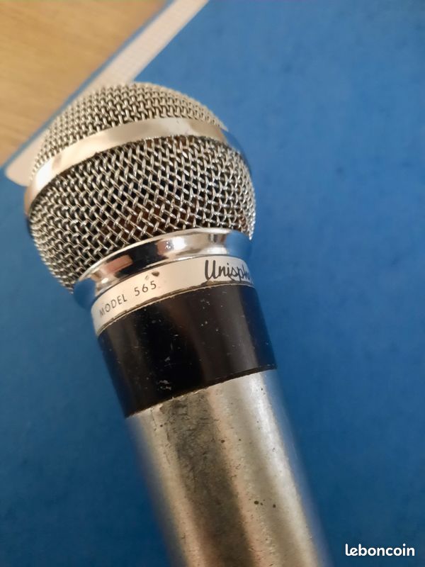 Location SHURE 55 SH - noir mat - 1950 - Micro vintage à Paris
