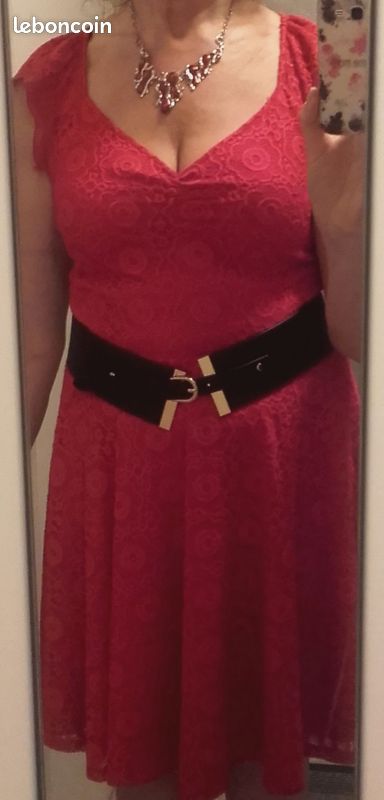 Robe rouge MORGAN taille M EU ou UK10 ou 40 (image 1)