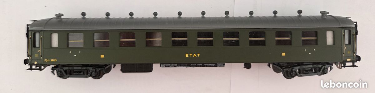 France Trains 240 Ho Plm Voiture Ocem Paroi Lisse 3ème Cl C10yfi 12552 Neuve Boite P Image 485515 Grande