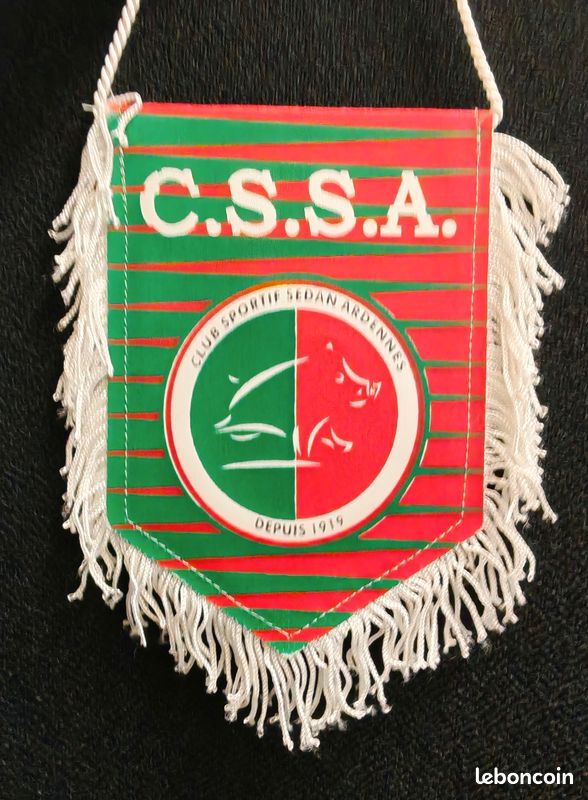 ANCIEN FANION A.S CANNES COUPES D'EUROPE Football Maillot Vintage
