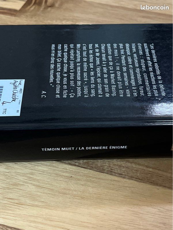 Témoin muet et La Dernière Énigme d’Agatha Christie (image 3)