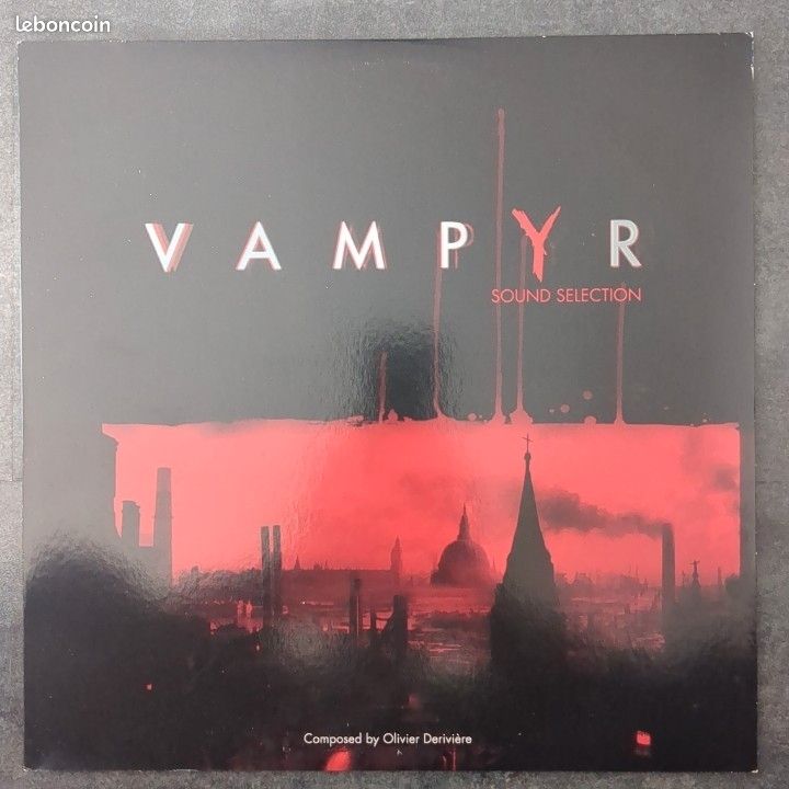 Vinyle 33t - Colored red - Olivier Deriviere - BO Vampyr : Sound Selection (image 1)