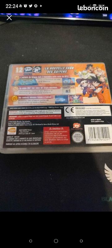 Dragon ball Z Attack of the Saiyans Nintendo ds (image 2)
