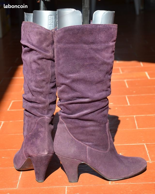 Bottes violettes pas cher - Mes Chaussures