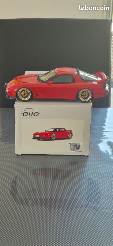 Mazda RX-7 Khyzyl Saleem 2020 Par Ottomobile – Résine 1/18 Rouge, Neuve Sous Boîte