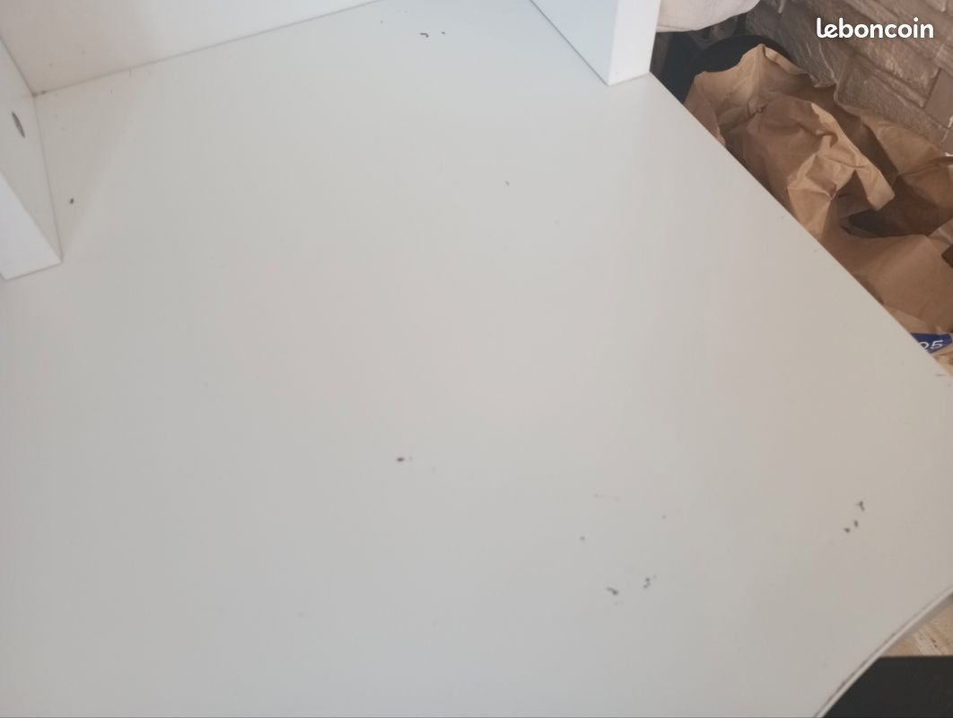 Bureau d'angle blanc (image 7)