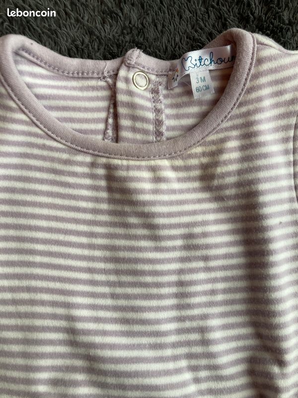Ensemble bebe fille 3 mois (image 4)