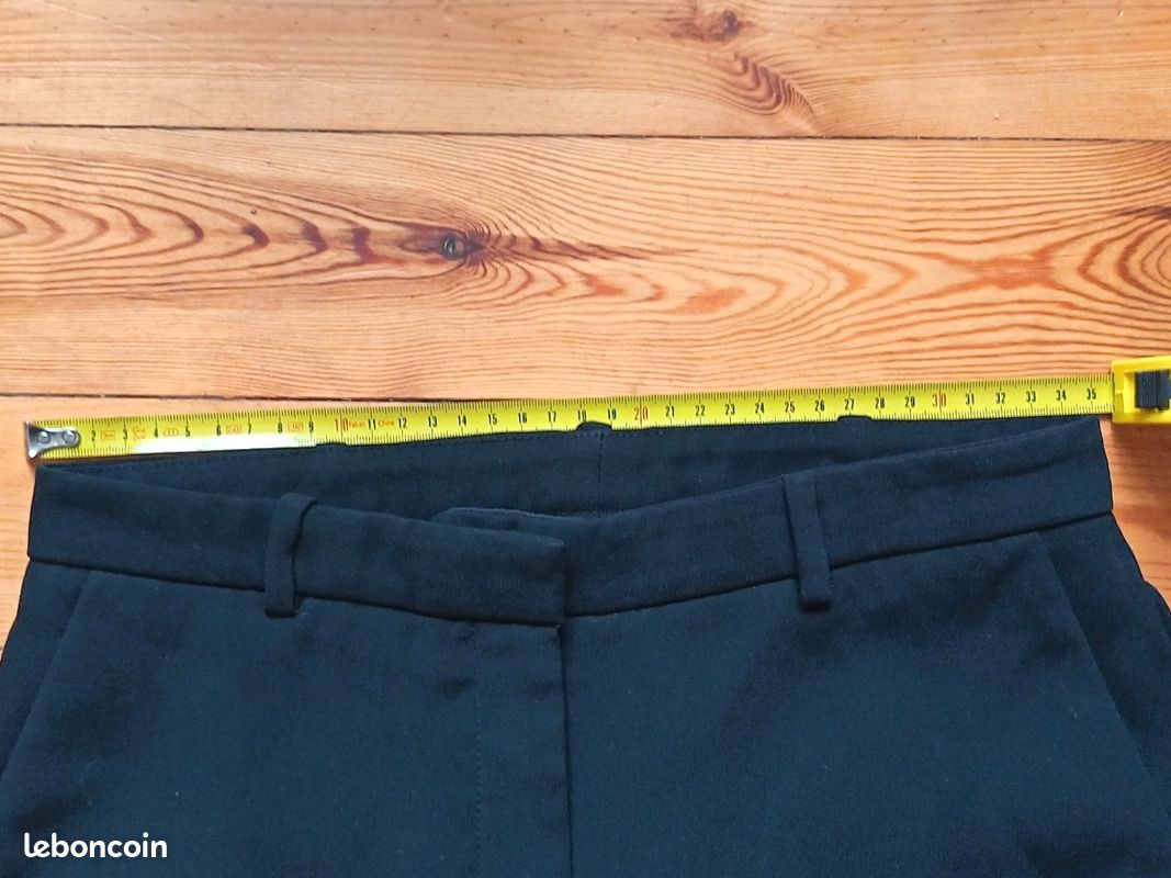 Pantalon noir MNG Mango taille 34 / XS – Très bon état, (image 4)