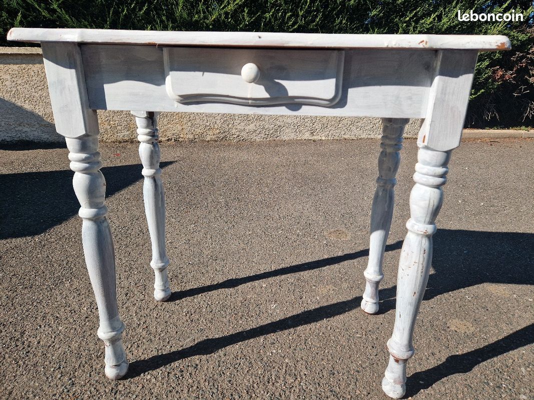 Bureau console bois (image 3)