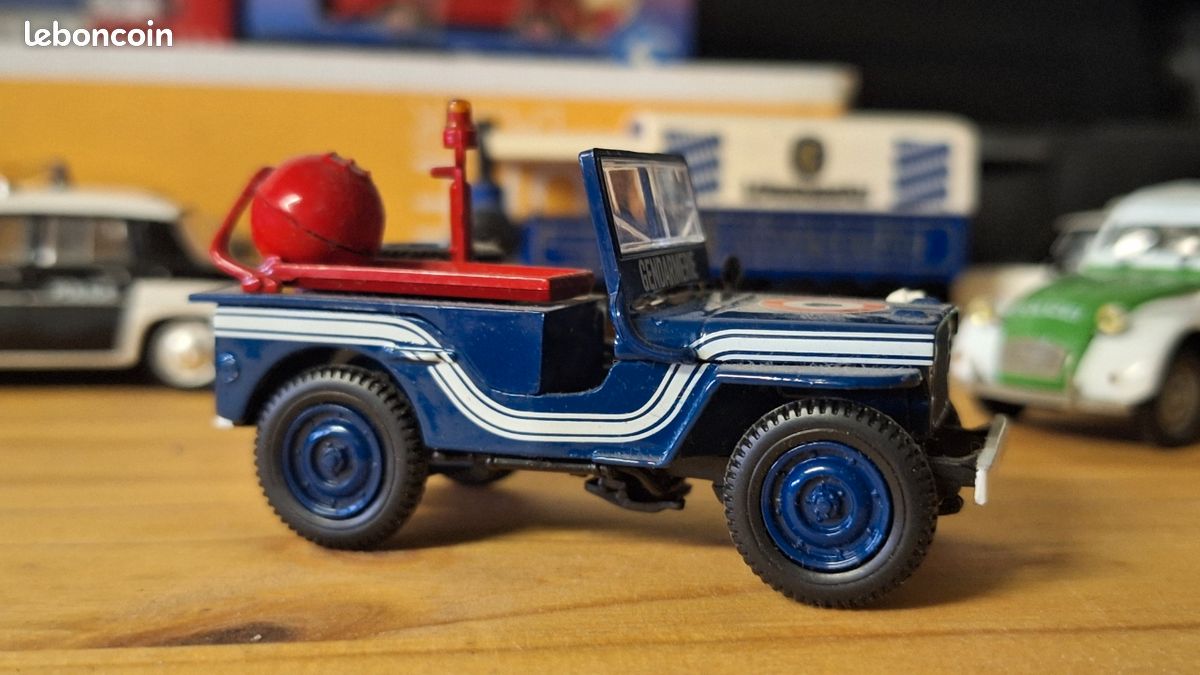 RARE ! FRANCE JOUET 1:43 JEEP WILLYS - BOITE Box EUR 19,00 - FR