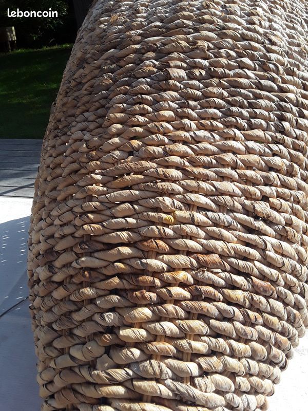 Grande suspension conique fibres de bananier (image 6)