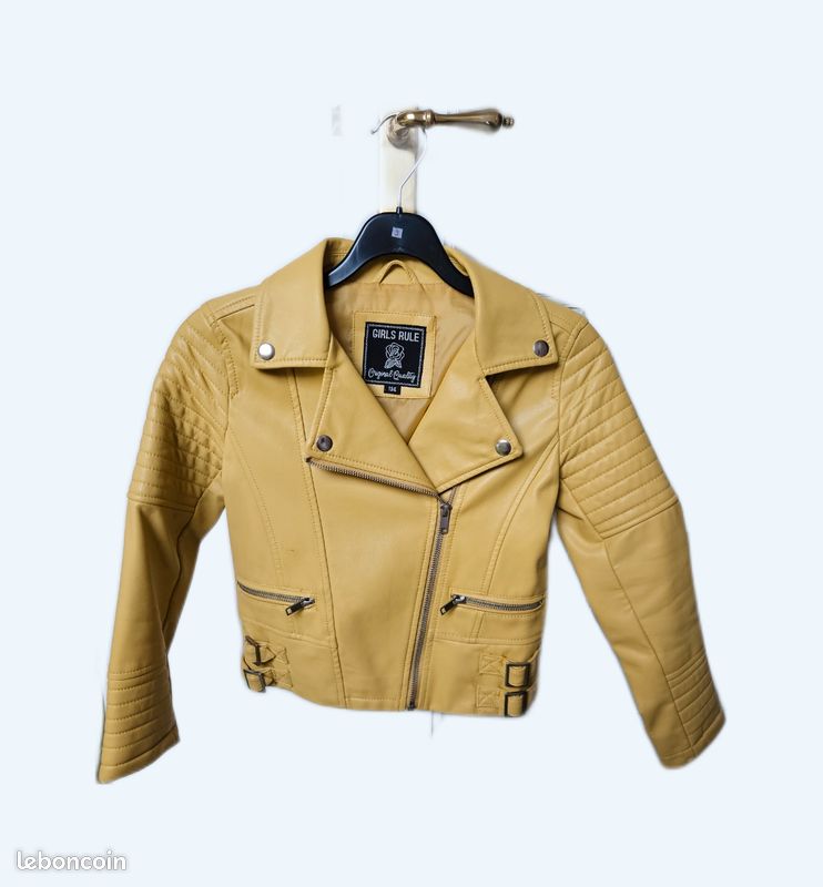 Veste fille effet perfecto 9 ans (image 1)