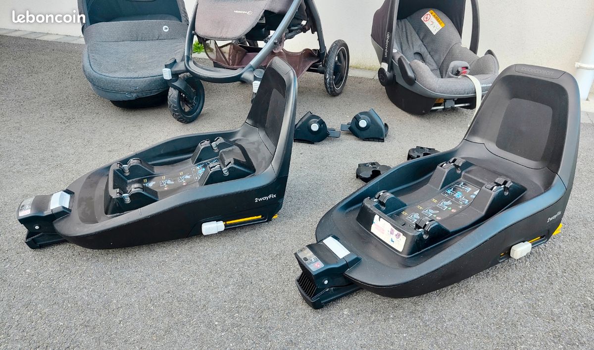 Pack poucette trio Bébé Confort + 2 bases isofix (image 2)
