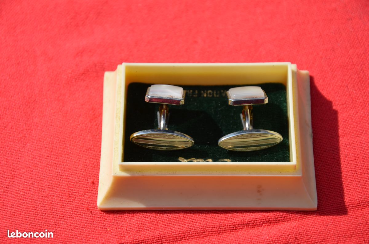 Beaux boutons de manchettes vintages (image 3)