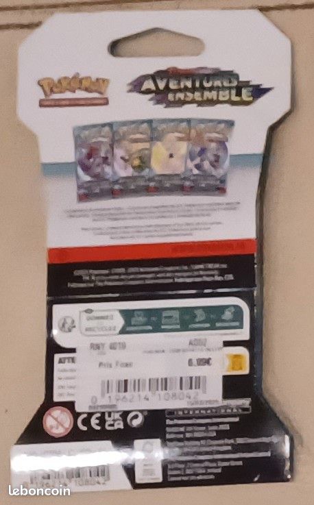 Pokémon Booster aventure ensemble packs de cartes neuf parfaitement scellé (image 13)