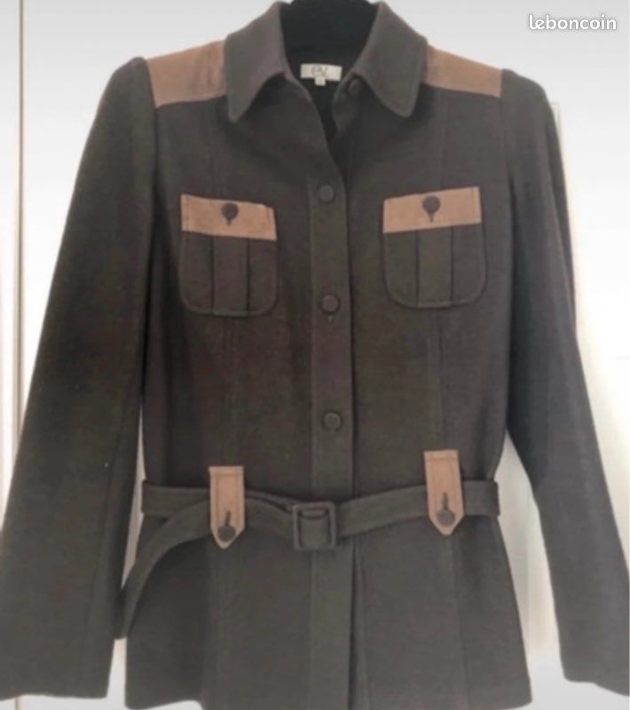 Veste Et Vous Marron en Laine 42 (image 4)