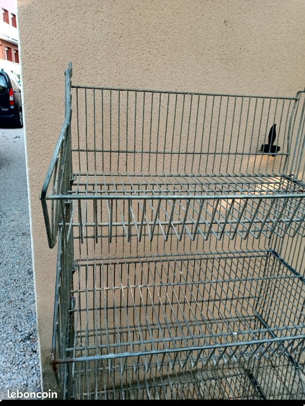 Étagère panier métallique empilable (image 2)