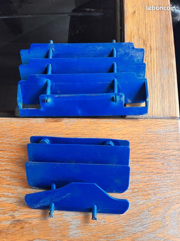Grille radiateur ecope 125 kdx bleue gauche droite (image 1)