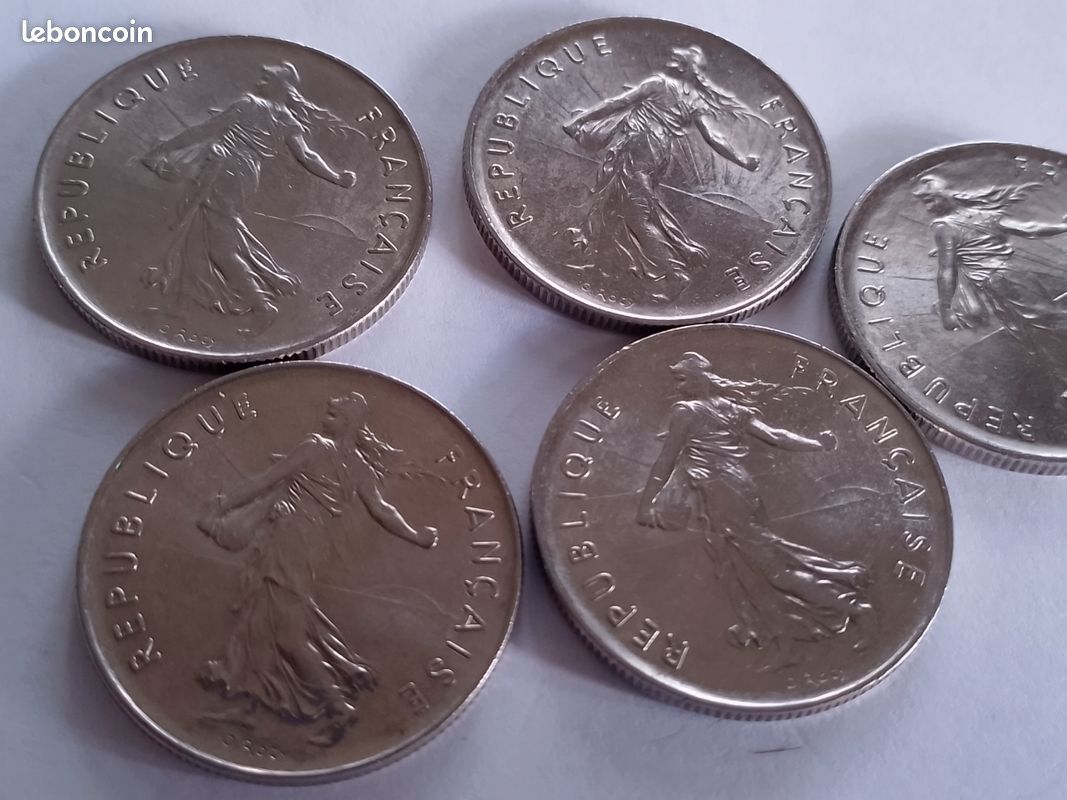 Lot 5 franc 1989 (image 5)