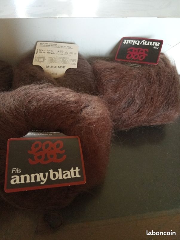 Pelote De Laine Fin'Kid 80% Mohair Anny Blatt - Idéale Pour Tricot