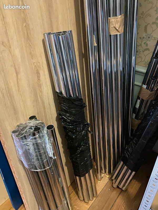 PAMINGONO Lot de 100 carillons à vent en aluminium pour bricolage PAMINGONO Lot de 100 carillons à vent en aluminium pour bricolage