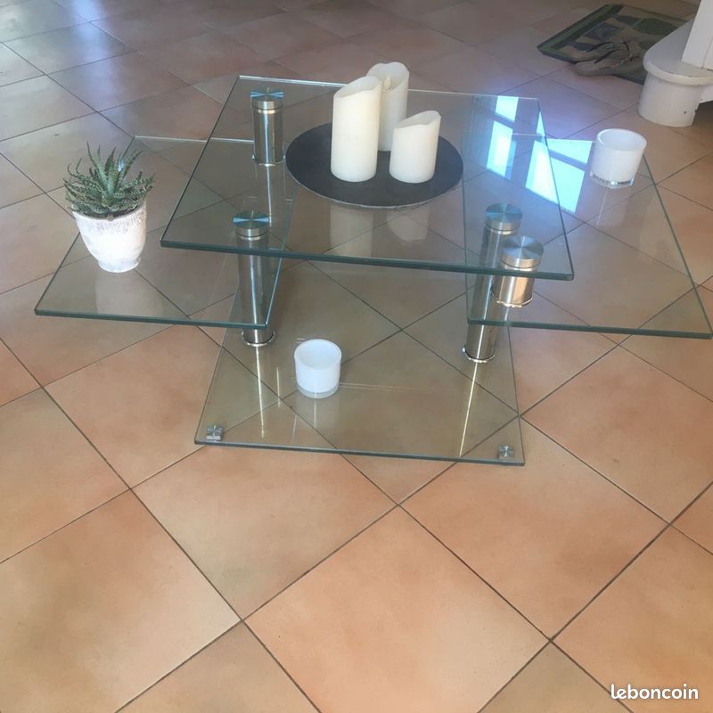Table basse en verre (image 6)