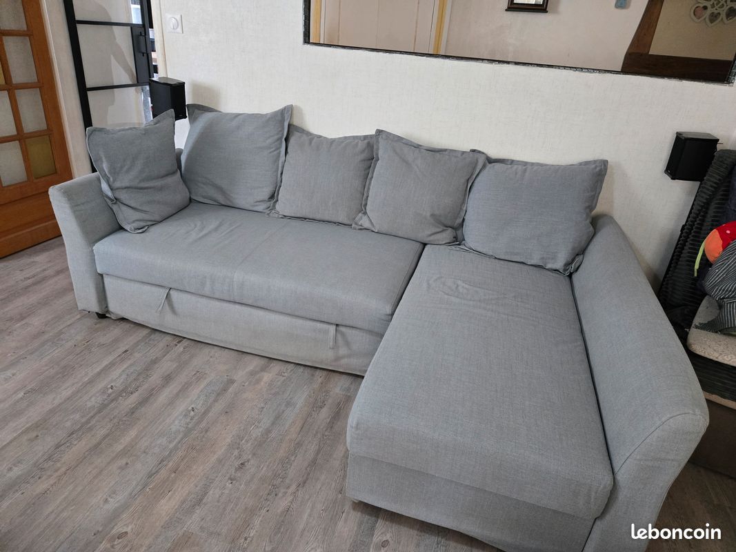 Canape meridienne convertible de 3 places (image 1)