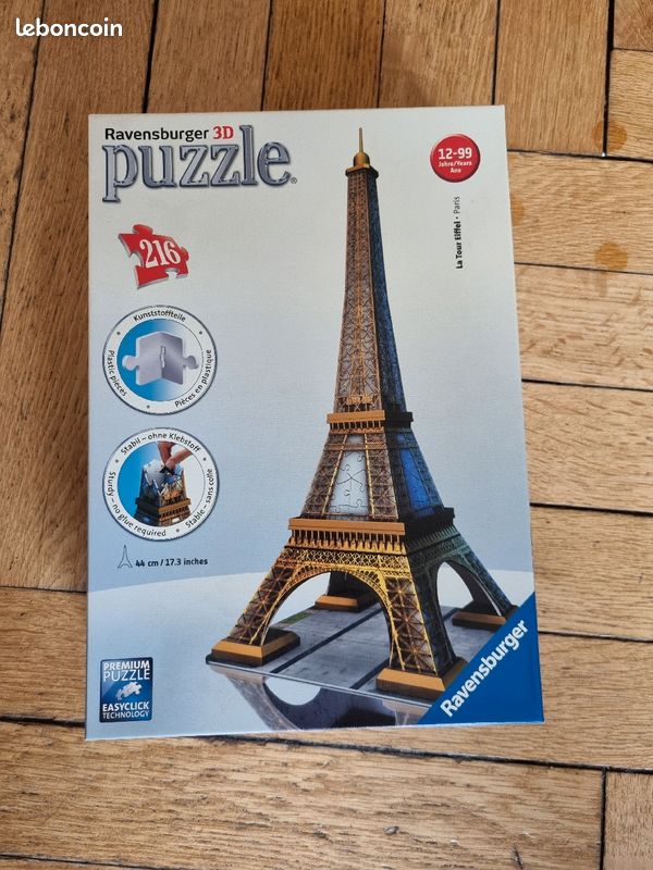 Puzzle 3D Tour Eiffel (image 1)