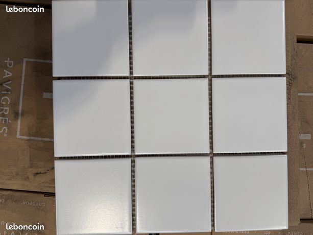 10m² Carrelage MARAZZI Uni Cristal 29,7x29,7 - NEUF (image 1)