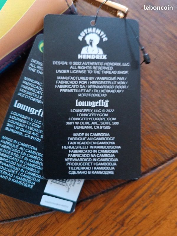 Portefeuille Authentic Hendrix Loungefly (image 7)