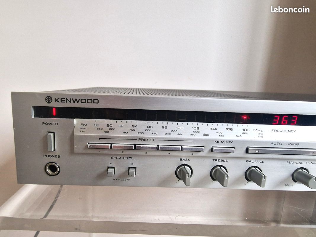 Ampli tuner kenwood kb 80l extra plat 1980 (image 2)