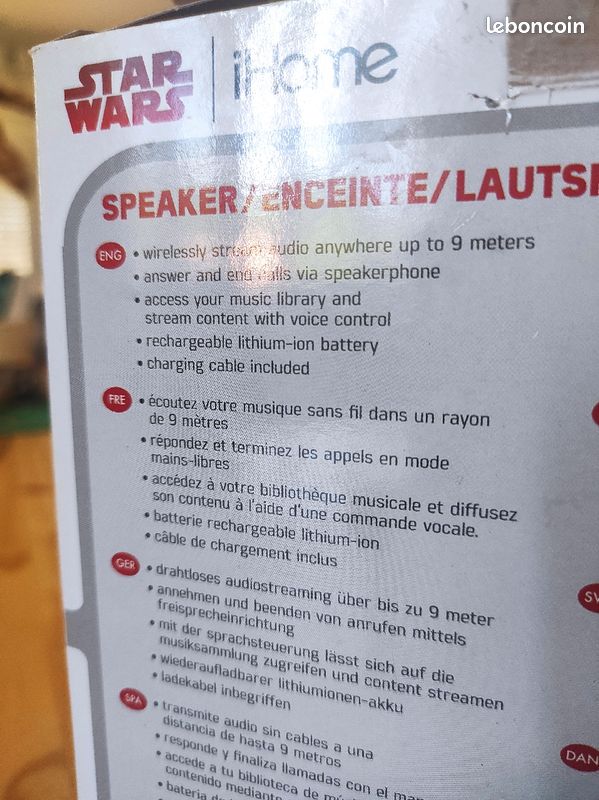 Enceinte bluetooth star Wars (image 3)