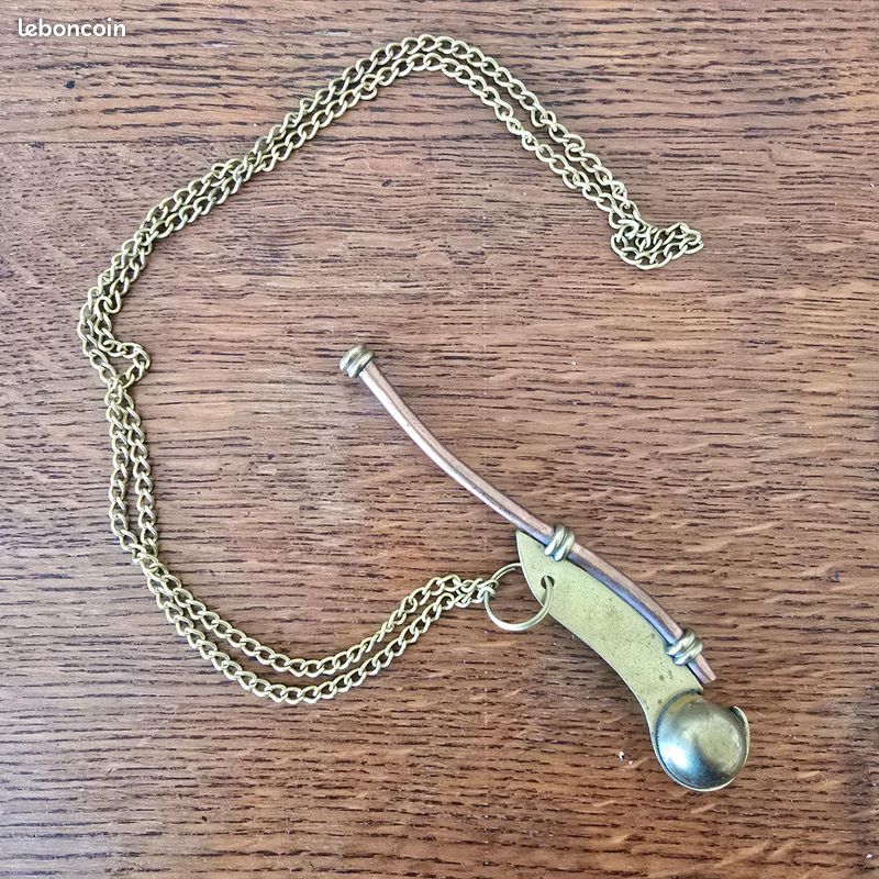 Sifflet De Marine Vintage En Métal – Occasion, Patine