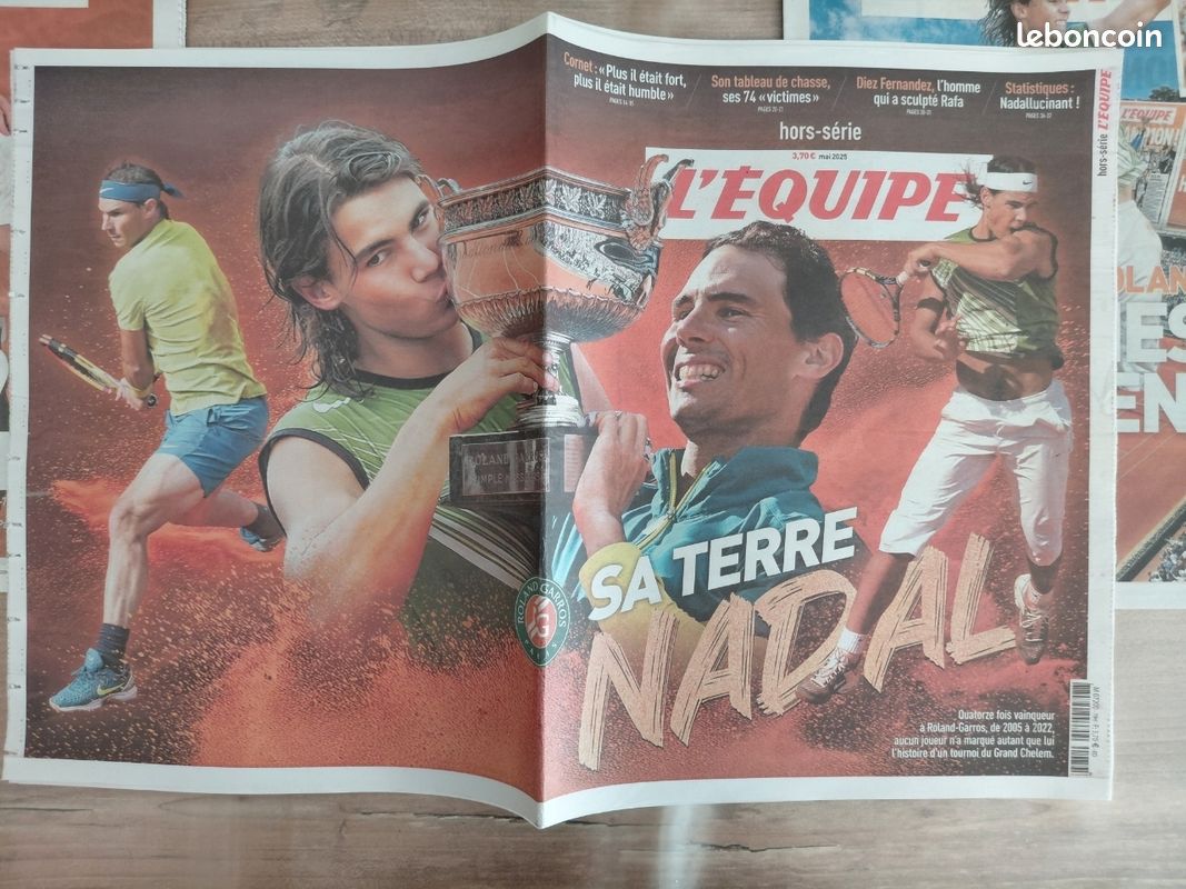 Journaux l'équipe tennis alcaraz djokovic fils nadal (image 8)
