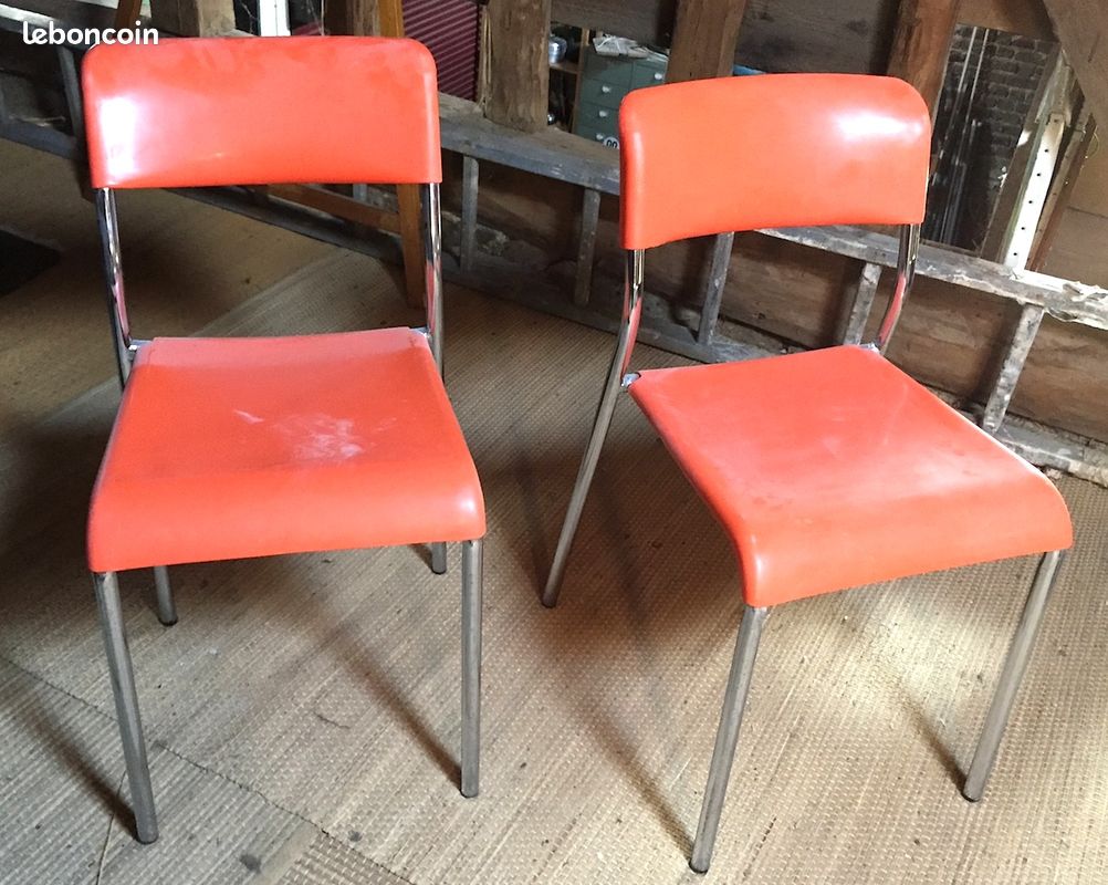 Paire de chaises vintage (image 1)