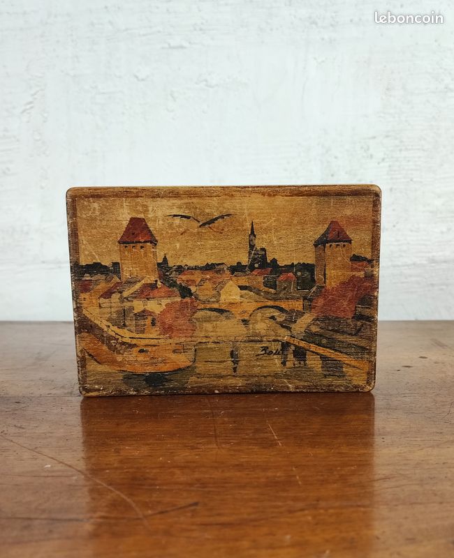 GERMANY ANCIENS minuscule tete à tete et service à porto bois