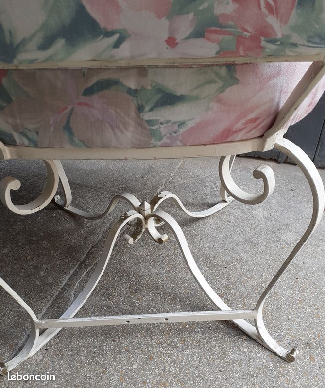 Fauteuil fer forgé (image 3)