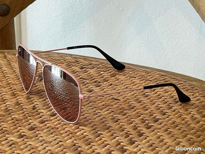 Lunettes enfant pilote Ray-Ban, parfait état Roses sandyanne83 (image 5)