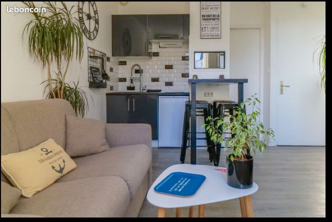 Appartement 1 pièce 22 m² · à Les Sables-d'Olonne · 22 m² · 550 €