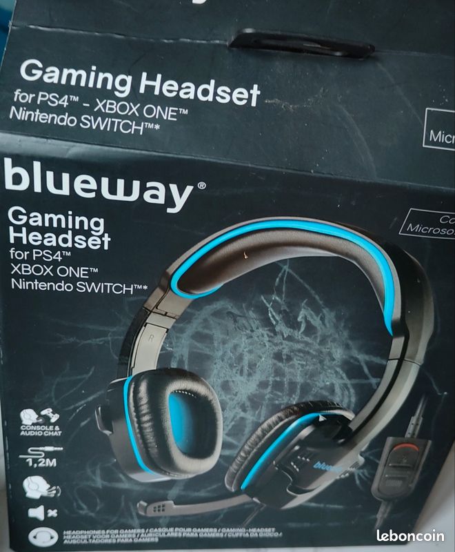 Casque gaming PS4/Xbox/Switch Consoles