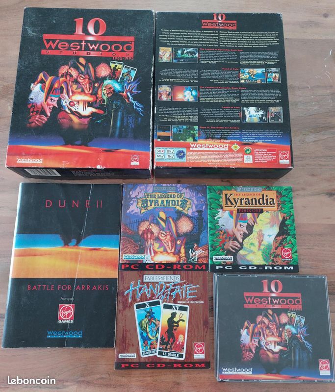 Jeux PC 10 Westwood compilation (1985-1995) PC complet (image 1)