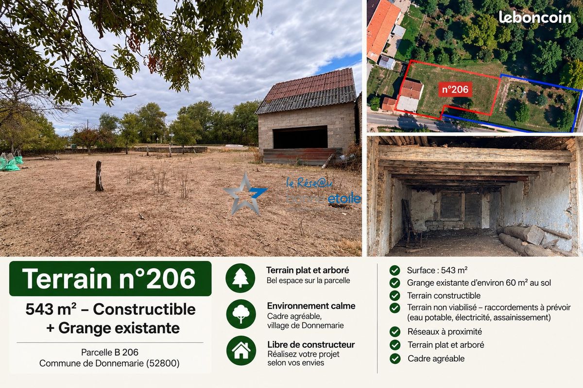 Terrain 543 m² · à Nogent · 543 m² · 12 000 €