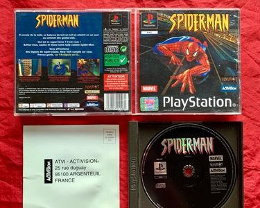 NOTICE SPIDERMAN PS1 - 100% Originale Sony PlayStation 1 - Version Française PAL