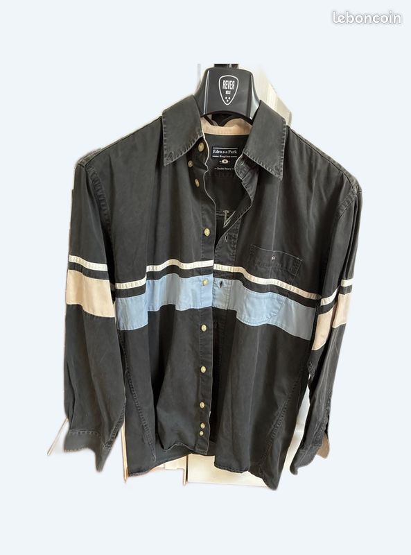 Chemise Eden Park En Coton – Taille M, En Super état, Parfaite Pour Un Look Décontracté