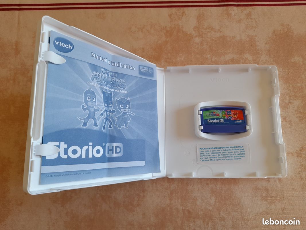 VTech - 271105 - Jeu HD Storio Le Pyjamasque & 274505 - Jeu pour Tablette - HD Storio - La Reine des Neiges